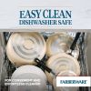 Easy Clean 22 Pcs Nonstick Cookware Set Includes Baking Pans and Cooking Tools, Dishwasher Safe, Almond Cream